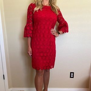 Talbots red dress